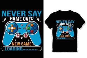 gioco citazioni t camicia gamer t camicia design vettore