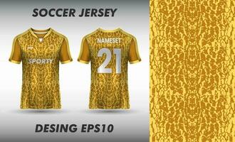 vettore calcio maglia modello sport t camicia design e sublimazione design