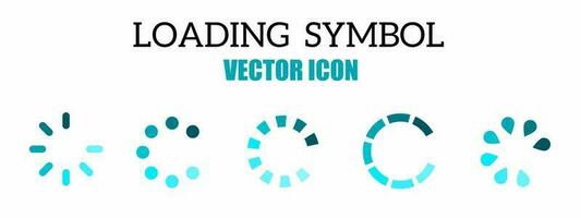 Caricamento in corso simbolo icona vettore illustrazione. azione vettore.