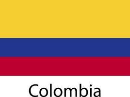 icona della bandiera nazionale colombia vettore