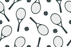 gli sport senza soluzione di continuità modello con tennis badge nel un' piatto design stile. vettore