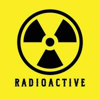 radioattivo simbolo il illustrazione vettore