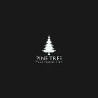 pino albero logo vettore