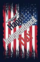 contento indipendenza giorno 4 ° luglio unito America maglietta vettore arte disegno, contento momento contento giorno celebrazione Stati Uniti d'America.