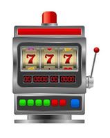 icona di slot machine vettore