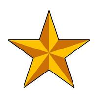 stella vettore icona. impostato di stella simboli isolato su bianca sfondo e facile per modificare.