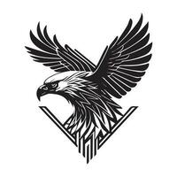 Questo è un' aquila logo vettore, aquila vettore silhouette, aquila vettore clipart.