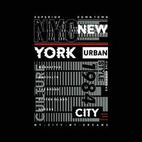 nuovo York città urbano cultura grafico, t camicia vettore, illustrazione, per freddo casuale Uomini stile vettore