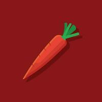 carota illsutration cibo verdura vettore
