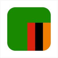 bandiera dello zambia semplice illustrazione per il giorno dell'indipendenza o l'elezione vettore