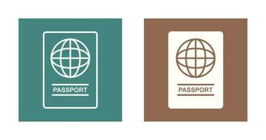 passaporto vettore icona