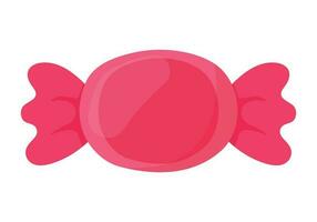 fragola rosa caramella icona disegnato a mano cartone animato scarabocchio vettore illustrazione
