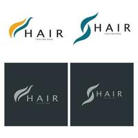 capelli trattamento logo capelli trapianto logo, rimozione logo vettore Immagine design illustrazione