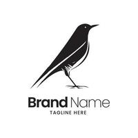 uccello logo, uccello minimo logo, uccello vettore logo