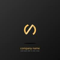 logo icona design lettera S e n con uno forma arancia colore combinazione monogramma forma moderno futuristico lusso elegante semplice per azienda eps 10 vettore