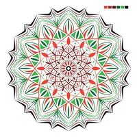 modello di disegno della mandala vettore