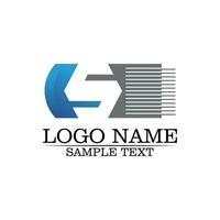 business corporate lettera s logo design disegno vettoriale