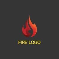 logo e icona del fuoco, elemento fiammeggiante caldo vettore fiamma illustrazione design energia, caldo, avvertimento, segno di cottura, logo, icona, luce, calore di potenza