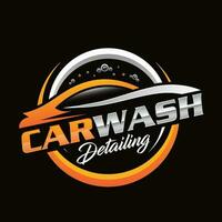 settore automobilistico e mobile dettagliare logo design modello per auto lavare relazionato attività commerciale vettore