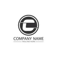 c logo per vitamina e font c lettera identità e design aziendale vettore