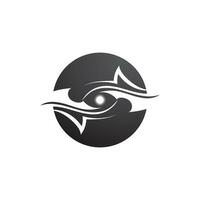 Logo di progettazione dell'illustrazione di vettore dell'icona del tatuaggio etnico tribale