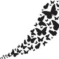 sfondo astratto con farfalla vettore