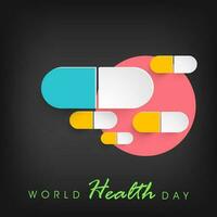 concetto di giornata mondiale della salute vettore