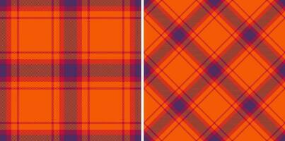 plaid senza soluzione di continuità tessile di tartan dai un'occhiata modello con un' tessuto struttura vettore sfondo.