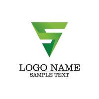 business corporate lettera s logo design disegno vettoriale