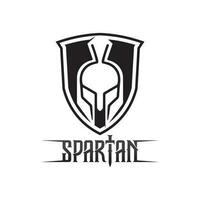 spartano e Gladiatore casco logo icona disegni vettore