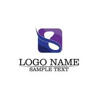 business corporate lettera s logo design disegno vettoriale