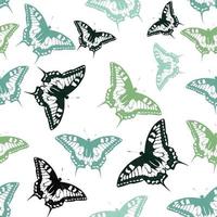 farfalla seamless pattern di sfondo vettore