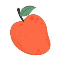 frutta Mango mangiare e natura icona isolato vettore