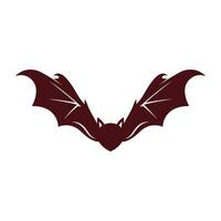 pipistrelli animale logo icona design vettore