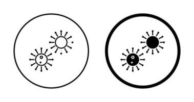 unico virus vettore icona