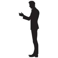 uomini d'affari vettore silhouette illustrazione