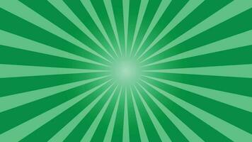 verde sunburst sfondo per grafico design elemento vettore