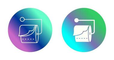 fazzoletto di carta rotolo vettore icona