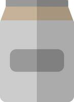illustrazione di un' vaso nel grigio colore. vettore