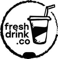 fresco bevanda logo azienda tazza vettore