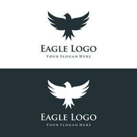 semplice aquila uccello logo modello design con creativo idea.vettore illustrazione. vettore