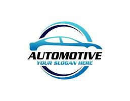 modello di logo per auto sportive, logo perfetto per le attività legate all'industria automobilistica vettore