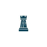 lettere rc torre scacchi logo design vettore