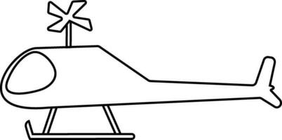 ictus stile di elicottero icona design per lusso concetto. vettore