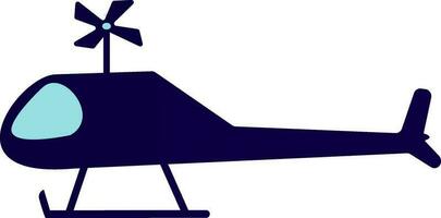 elicottero icona design nel metà ombra per lusso concetto. vettore