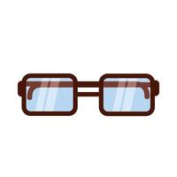 occhiali isolati disegno vettoriale