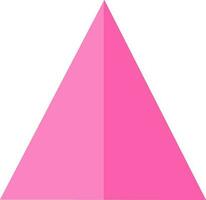 illustrazione di rosa triangolo. vettore