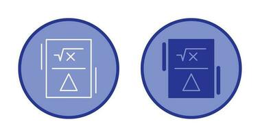 formula vettore icona