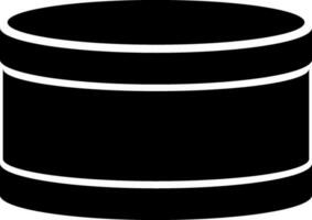 illustrazione di tamburo simbolo per musica concetto. vettore