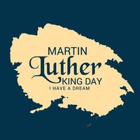 illustrazione vettoriale di uno sfondo per il giorno martin luther king